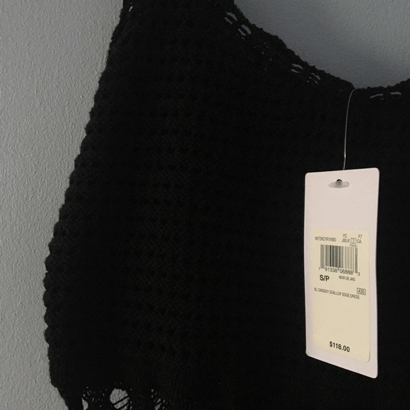 BNWT Guess Black Knit Bodycon Dress (S) - Picture 6 of 8
